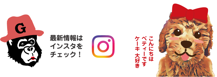 pet salon GORIO&BETTY インスタグラム